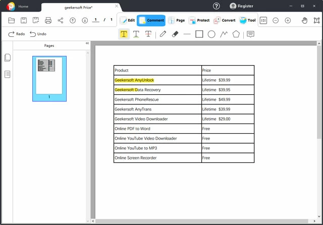 Anotação do Documento de Conteúdo