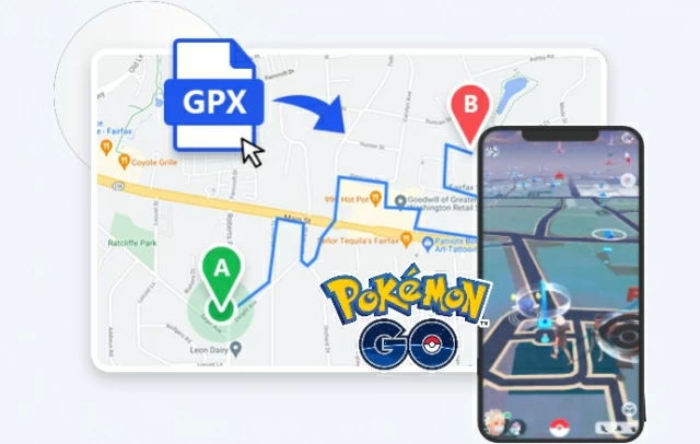 Importe arquivos GPX para completar sua própria rota